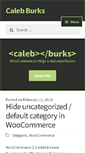 Mobile Screenshot of calebburks.com